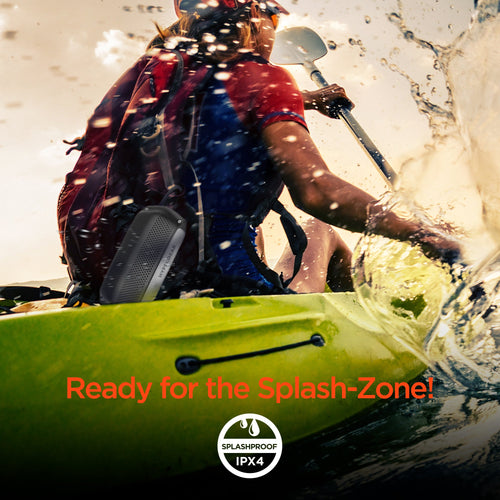 HyperGear Wave Water Resistant Wireless Speaker with Extended Battery Life (WATER-PRNT) Jupiter Gear