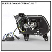 Spyder Ford Mustang 10-13 Projector Headlights - HID Model Only - Black PRO-YD-FM2010V2-HID-BK OffRoadUSA.com