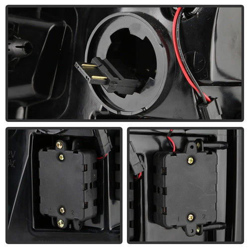 Spyder Dodge Ram 09-18 LED Tail Lights - All Black ALT-YD-DRAM09V2-LED-BKV2 (Incandescent Only) OffRoadUSA.com