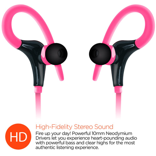 HyperGear Marathon Sport Wireless Bluetooth Earphones (MARPHONES-PRNT) Jupiter Gear