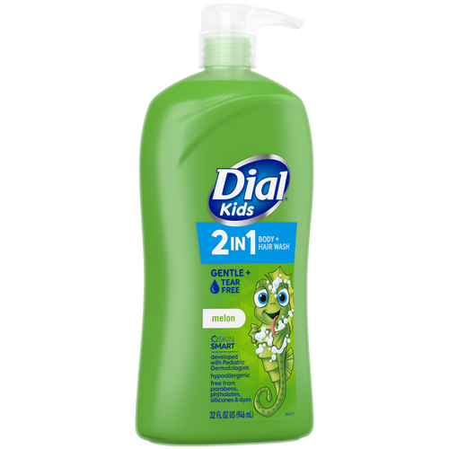 Dial Kids 2-in-1 Body+Hair Wash, Melon, 32 fl oz EasyOptionXY LLC