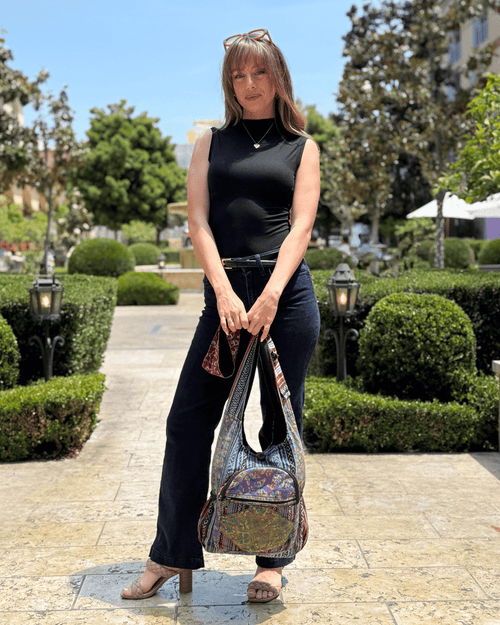 Kathmandu Collection Butterfly Design Hobo Bag Jupiter Gear