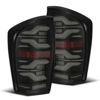 AlphaRex 16-23 Toyota Tacoma LUXX-Series LED Tail Lights Black OffRoadUSA.com