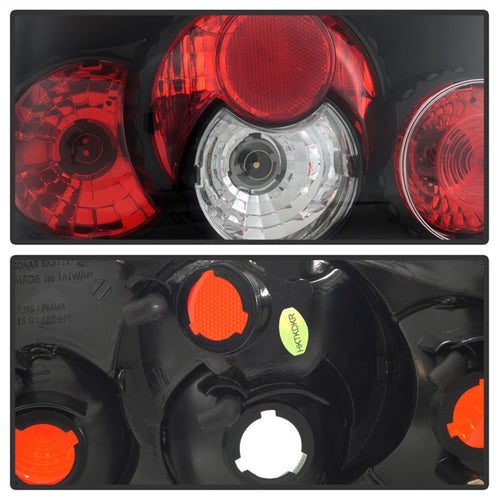 Spyder Toyota Corolla 93-97 Euro Style Tail Lights Black ALT-YD-TC93-BK OffRoadUSA.com