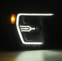 AlphaRex 21-23 Ford F150 / 21-23 Ford F150 Raptor LUXX-Series LED Projector Headlights Black OffRoadUSA.com
