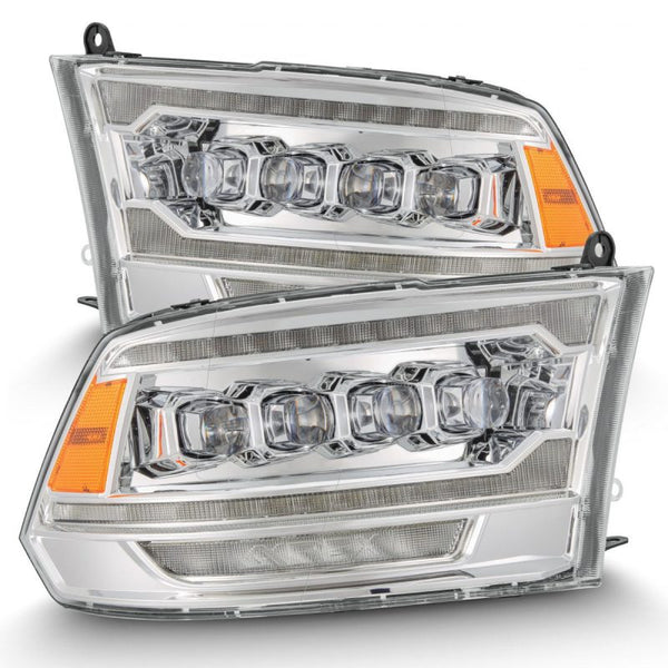 AlphaRex 09-18 Ram Truck (MK II 5th Gen 2500 Style) NOVA-Series LED Projector Headlights Chrome OffRoadUSA.com