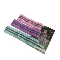 Pack of Three Booty Bands - 3 Sizes 3 Weights Jupiter Gear