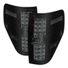 Spyder Ford F150 09-14 LED Tail Lights Black Smoke ALT-YD-FF15009-LED-BSM OffRoadUSA.com