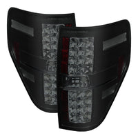 Spyder Ford F150 09-14 LED Tail Lights Black Smoke ALT-YD-FF15009-LED-BSM OffRoadUSA.com