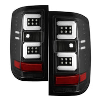 Spyder Chevy 1500 14-16 Light Bar LED Tail Lights All Blk ALT-YD-CS14-LBLED-BKV2 OffRoadUSA.com