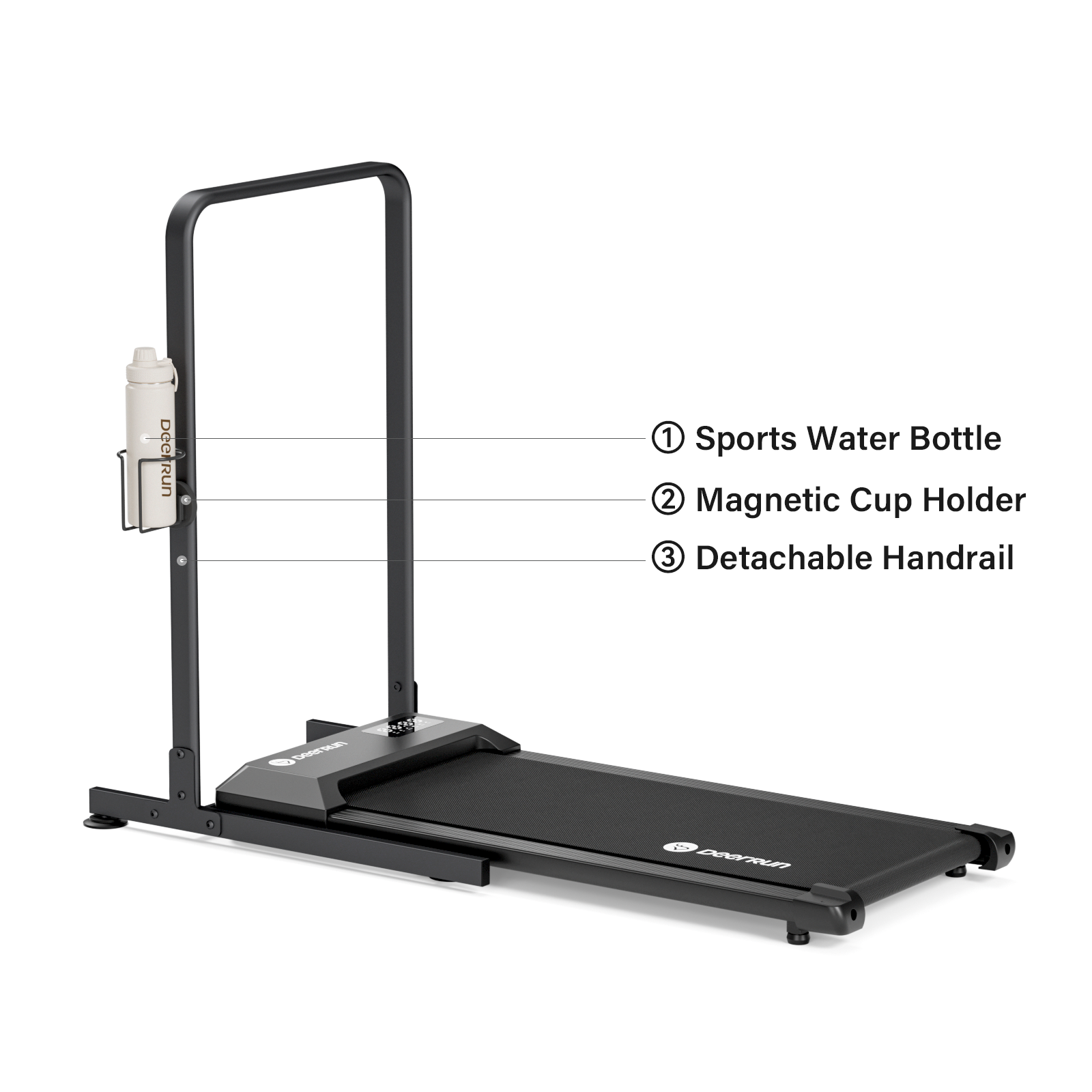 DeerRun® DeerRun Q1 Urban Mini Under-Desk Treadmill with Remote Control