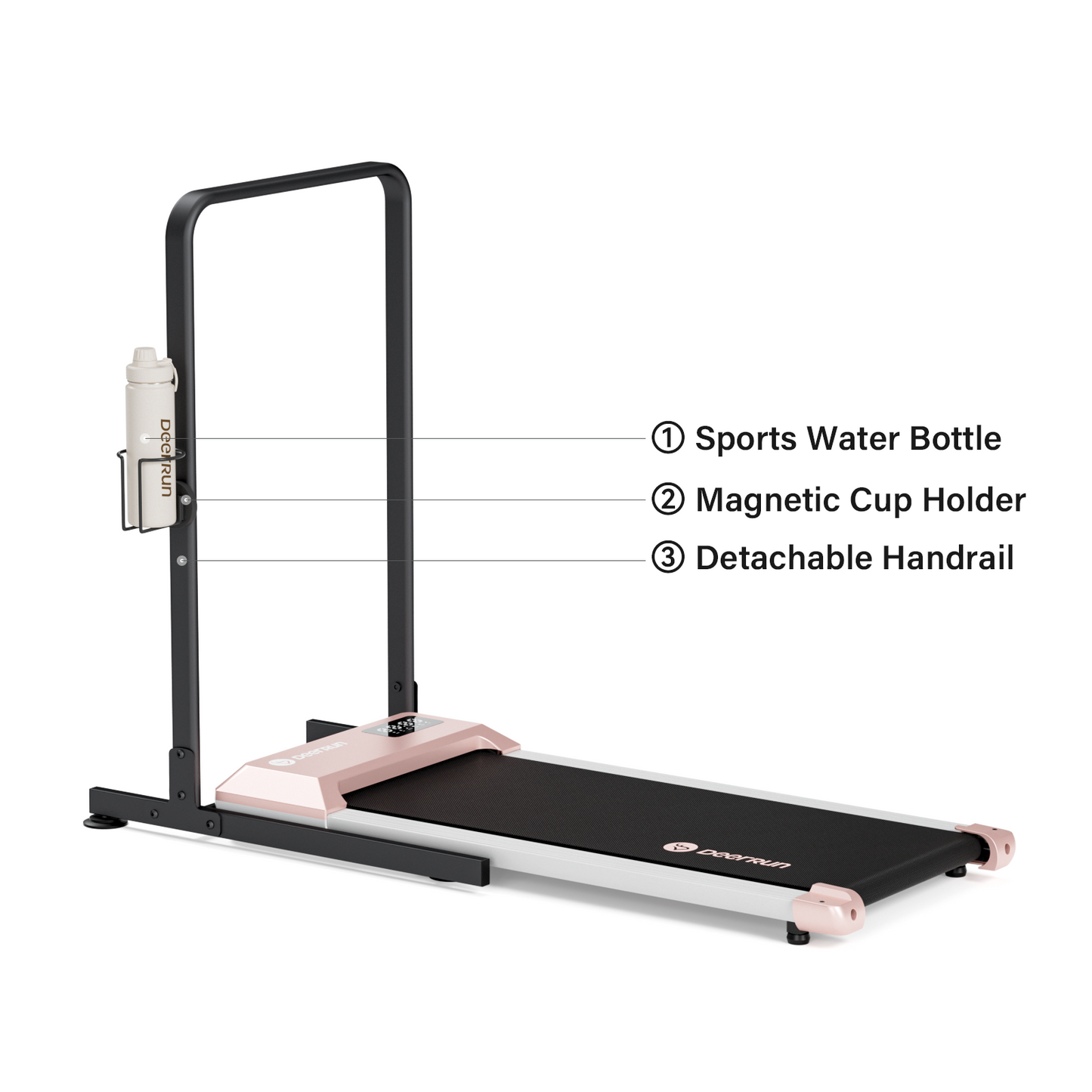 DeerRun® DeerRun Q1 Urban Mini Under-Desk Treadmill with Remote Control