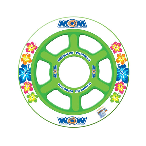 WOW Sports Floating 6 Person Water Lounge & Island - Stadium Islander (17-2040) Jupiter Gear