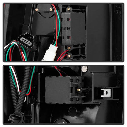 Spyder Chevy Avalanche 07-13 LED Tail Lights Red Clear ALT-YD-CAV07-LED-RC OffRoadUSA.com