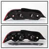 Spyder Acura RSX 02-04 LED Tail Lights Red Clear ALT-YD-ARSX02-LED-RC OffRoadUSA.com