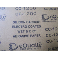 1200 Grit Sandpaper Sheets – 25 Pack, 9x11 in, Wet or Dry Use eQualle Sandpaper