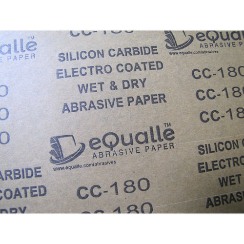 180 Grit Sandpaper Sheets – 100 Pack, 9x11 in, Wet or Dry Use eQualle Sandpaper