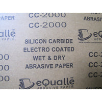 2000 Grit Sandpaper Sheets – 100 Pack, 9x11 in, Wet or Dry Use eQualle Sandpaper