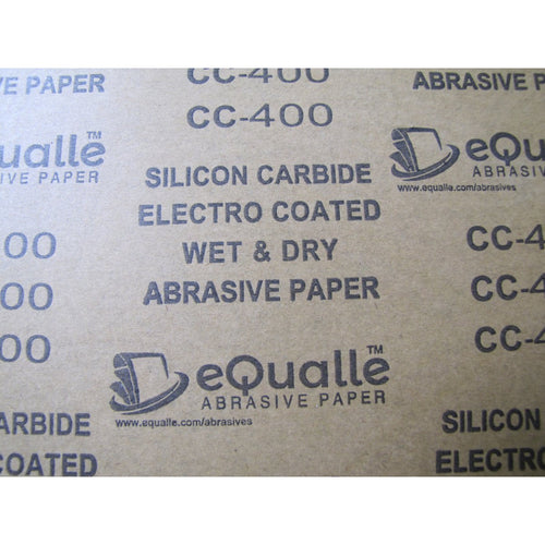 400 Grit Sandpaper Sheets – 100 Pack, 9x11 in, Wet or Dry Use eQualle Sandpaper