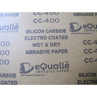 400 Grit Sandpaper Sheets – 50 Pack, 9x11 in, Wet or Dry Use eQualle Sandpaper