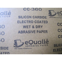 360 Grit Sandpaper Sheets – 100 Pack, 9x11 in, Wet or Dry Use eQualle Sandpaper