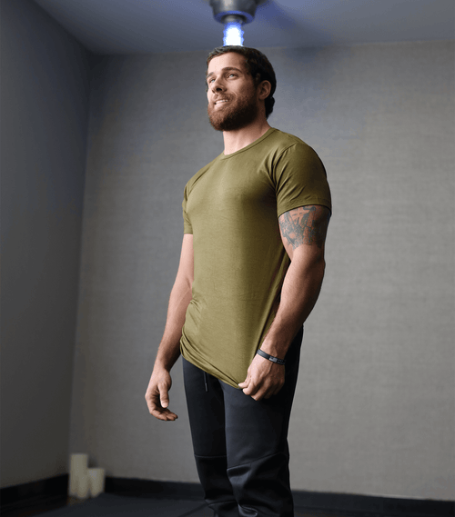 Bamboo Aerotech T-Shirt - Navy Blue Bamtech