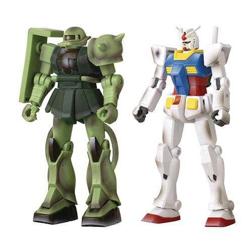 ToyShnip Bandai 2021 Con Ex Gundam Infinity Epic Battle Rx-78 & Zaku Action