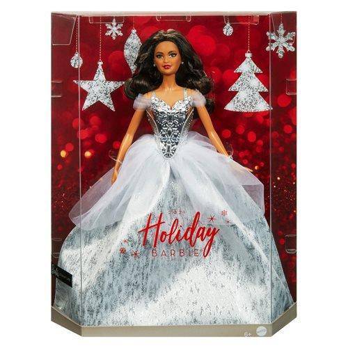 Barbie Holiday 2021 Doll - Brunette Hair ToyShnip