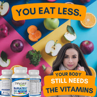 Shiny Leaf Bariatric Multivitamin with Iron With DHT Pro Shampoo