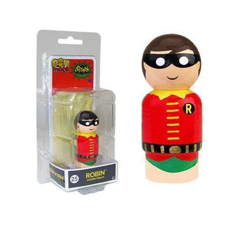 ToyShnip Batman Classic TV Series Robin Pin Mate Wooden Figure