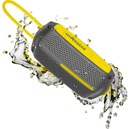 HyperGear Wave Water Resistant Wireless Speaker with Extended Battery Life (WATER-PRNT) Jupiter Gear