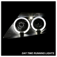 Spyder BMW Z4 03-08 Projector Headlights Xenon/HID Model Only - LED Halo Black PRO-YD-BMWZ403-HID-BK OffRoadUSA.com