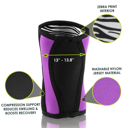 ProsourceFit Knee Sleeve Purple Jupiter Gear