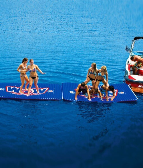 WOW Sports Floating Pool and Lake Water Walkway and Lounge - Green (12-2060) Jupiter Gear