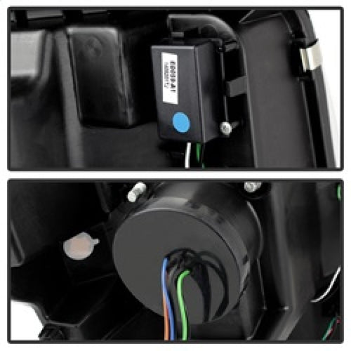 Spyder Ford F150 13-14 Projector Factory Xenon Model- Light Bar DRL Chrm PRO-YD-FF15013-LBDRL-HID-C OffRoadUSA.com