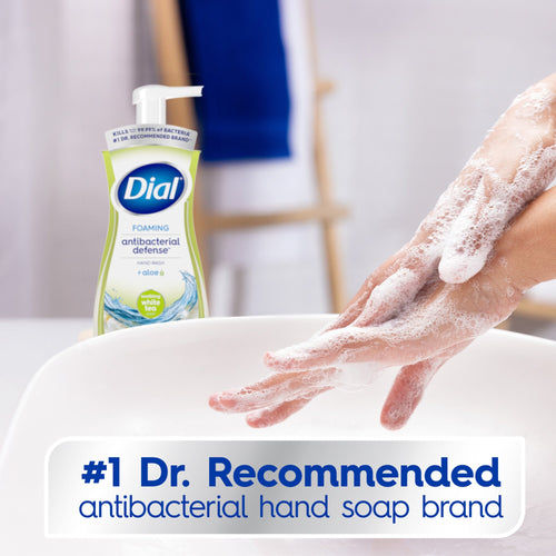 Dial Antibacterial Foaming Hand Wash, Soothing White Tea, 7.5 fl oz EasyOptionXY LLC
