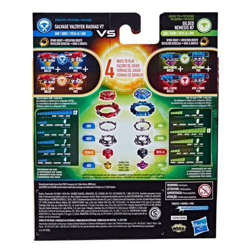 ToyShnip Beyblade Burst Quad Drive Dual Packs - Choose your Beyblade