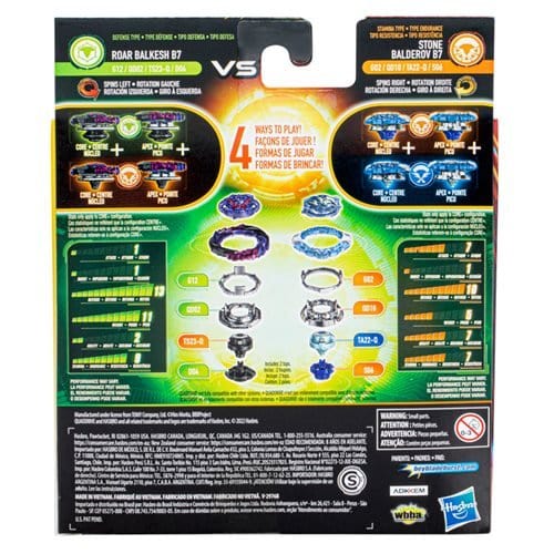ToyShnip Beyblade Burst Quad Drive Dual Packs - Choose your Beyblade