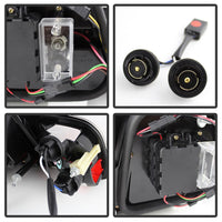 Spyder 04-06 BMW E46 2Dr (Coupe ONLY No Conv.) Lgtbar Styl LED Tail Lghts Blk ALT-YD-BE4604-LBLED-BK OffRoadUSA.com