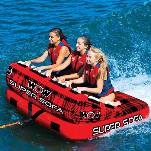 WOW Sports Super Sofa 1 to 3-Person Towable (21-1040) Jupiter Gear