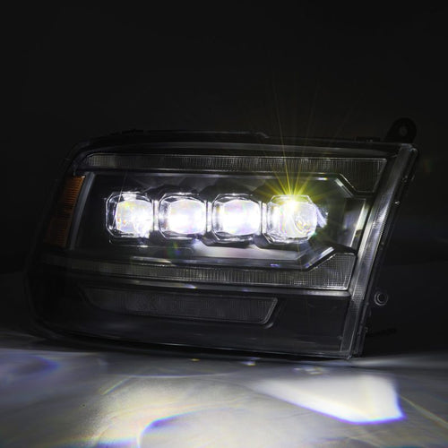 AlphaRex 09-18 Ram Truck (MK II 5th Gen 2500 Style) NOVA-Series LED Projector Headlights Chrome OffRoadUSA.com