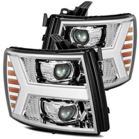 AlphaRex 07-13 Chevrolet Silverado LUXX-Series LED Projector Headlights Chrome OffRoadUSA.com