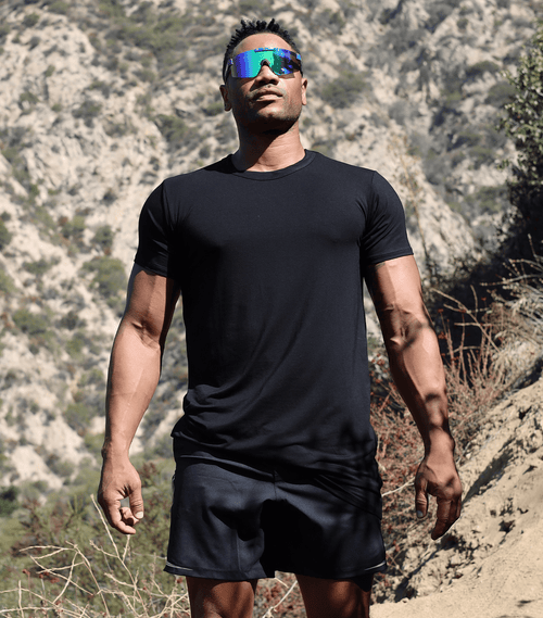 Bamboo Aerotech T-Shirt - Black Bamtech