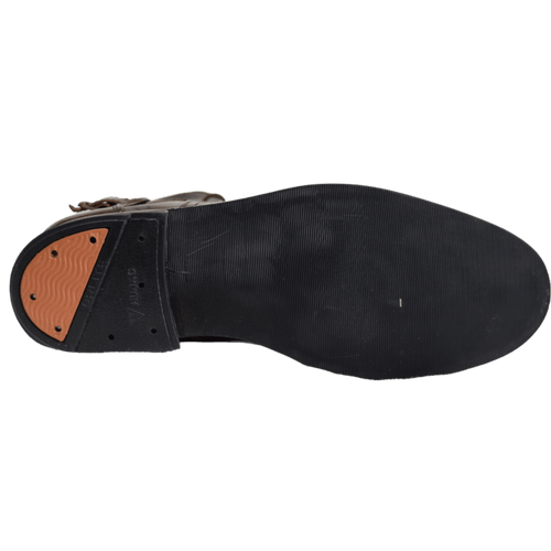 Black Leather Victorian Ankle Boots Atitlan Leather