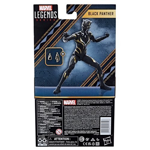 ToyShnip Black Panther Wakanda Forever Marvel Legends 6-Inch Action Figure -