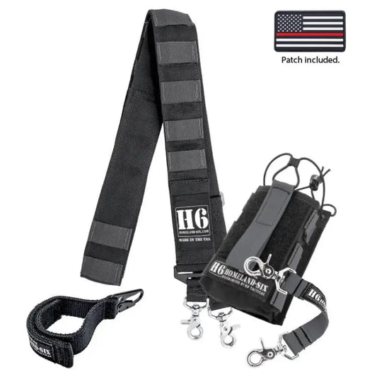 H6 FRONTLINE RADIO STRAP KIT - IRON SERIES