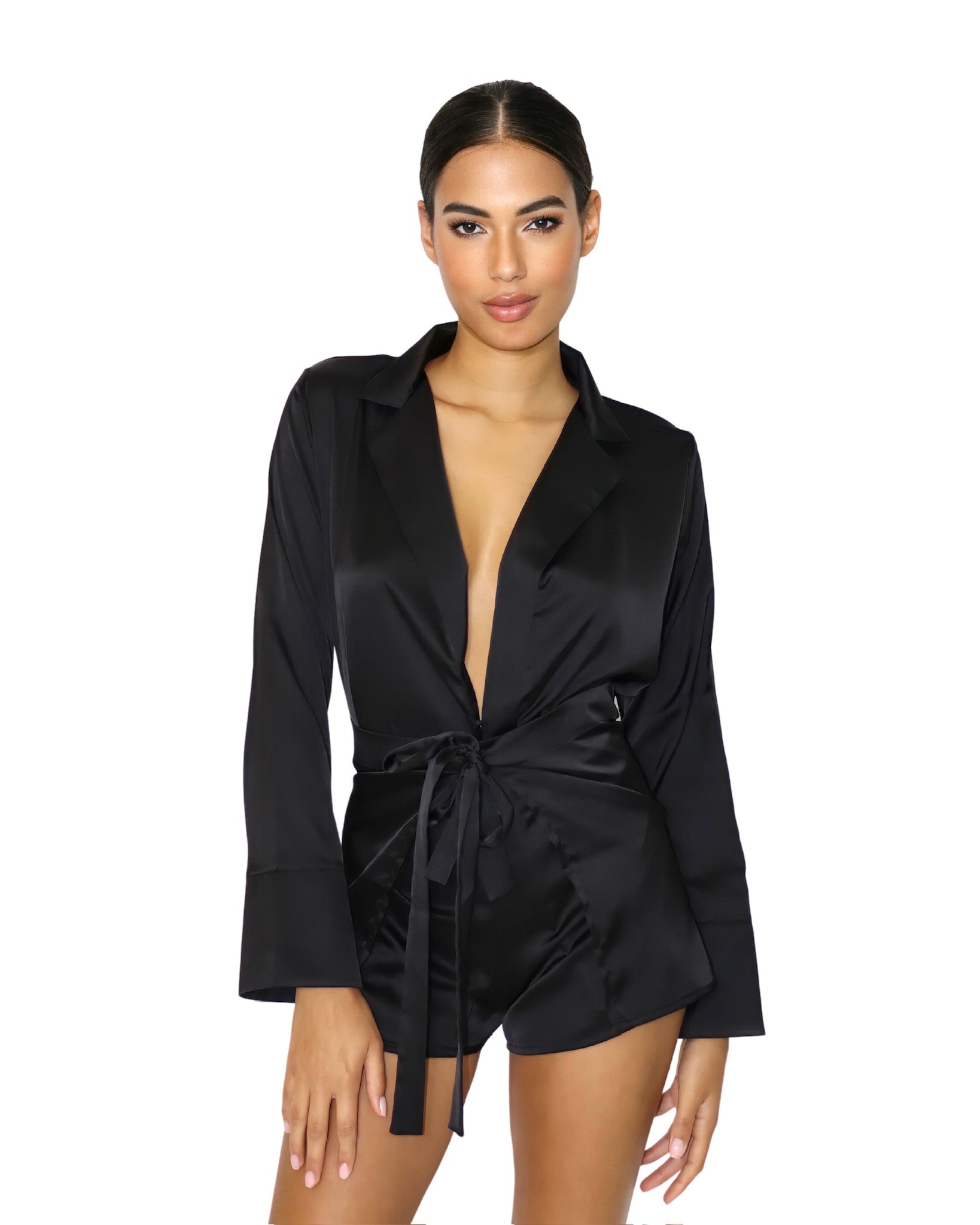 Baliawear Baliawear Wrap Short - Viscose Satin
