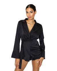 Blazer Top - Viscose Satin Baliawear