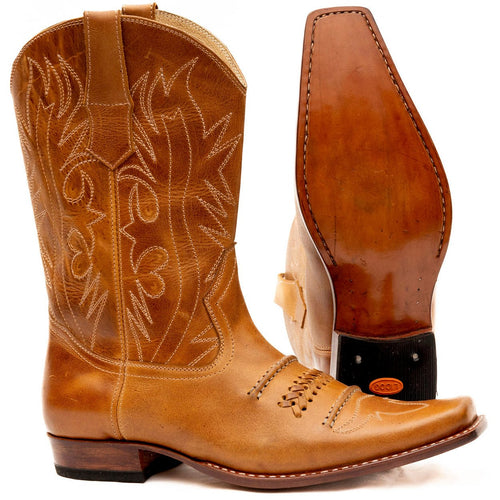 Braid Cowboy Boots Atitlan Leather