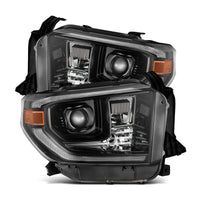 AlphaRex 14-21 Toyota Tundra MK II LUXX-Series LED Projector Headlights Alpha-Black OffRoadUSA.com